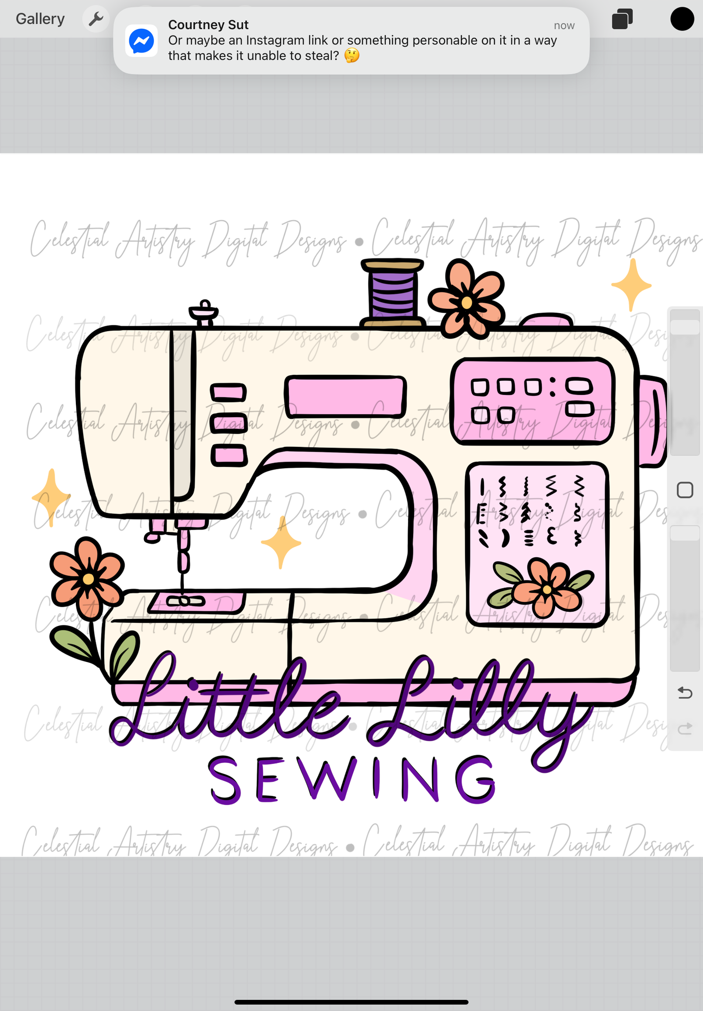 Little Lilly Sewing Logo