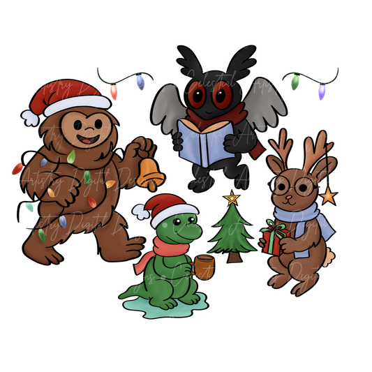 Cryptids Holiday PNG