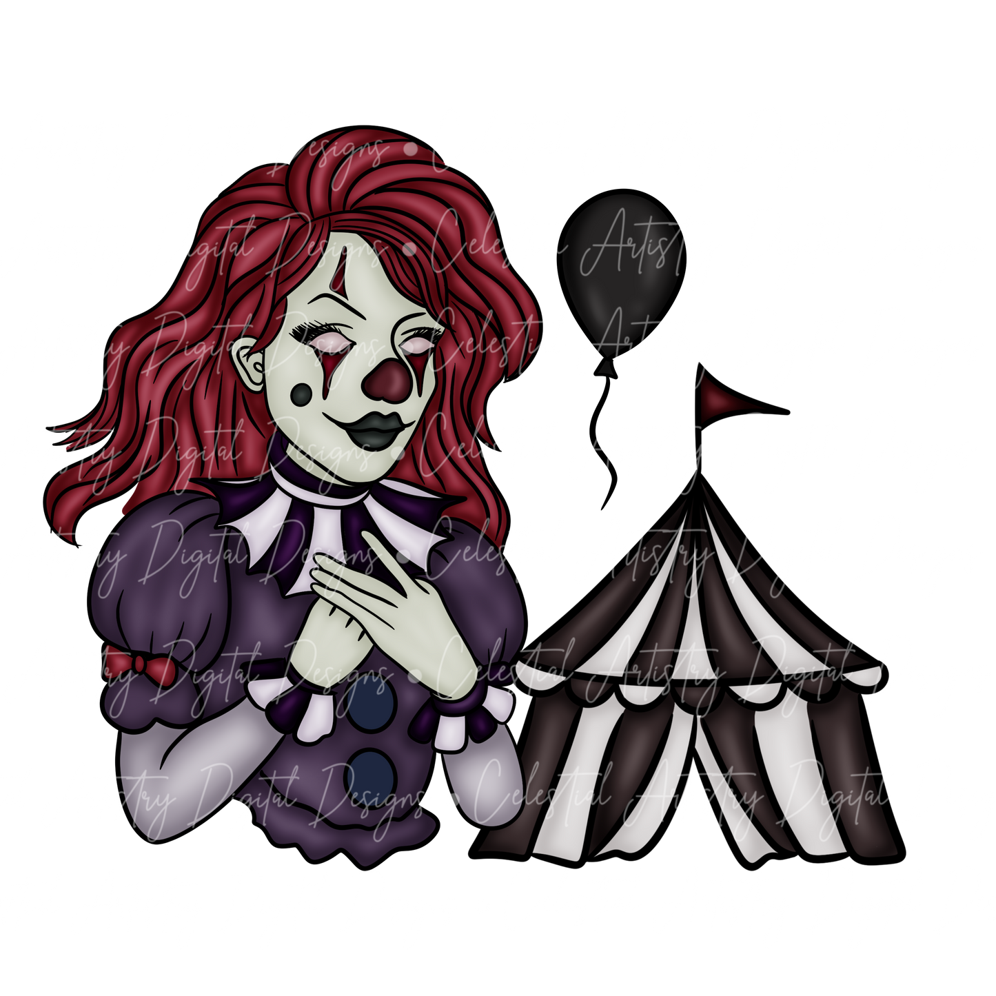 Twisted Clown PNG