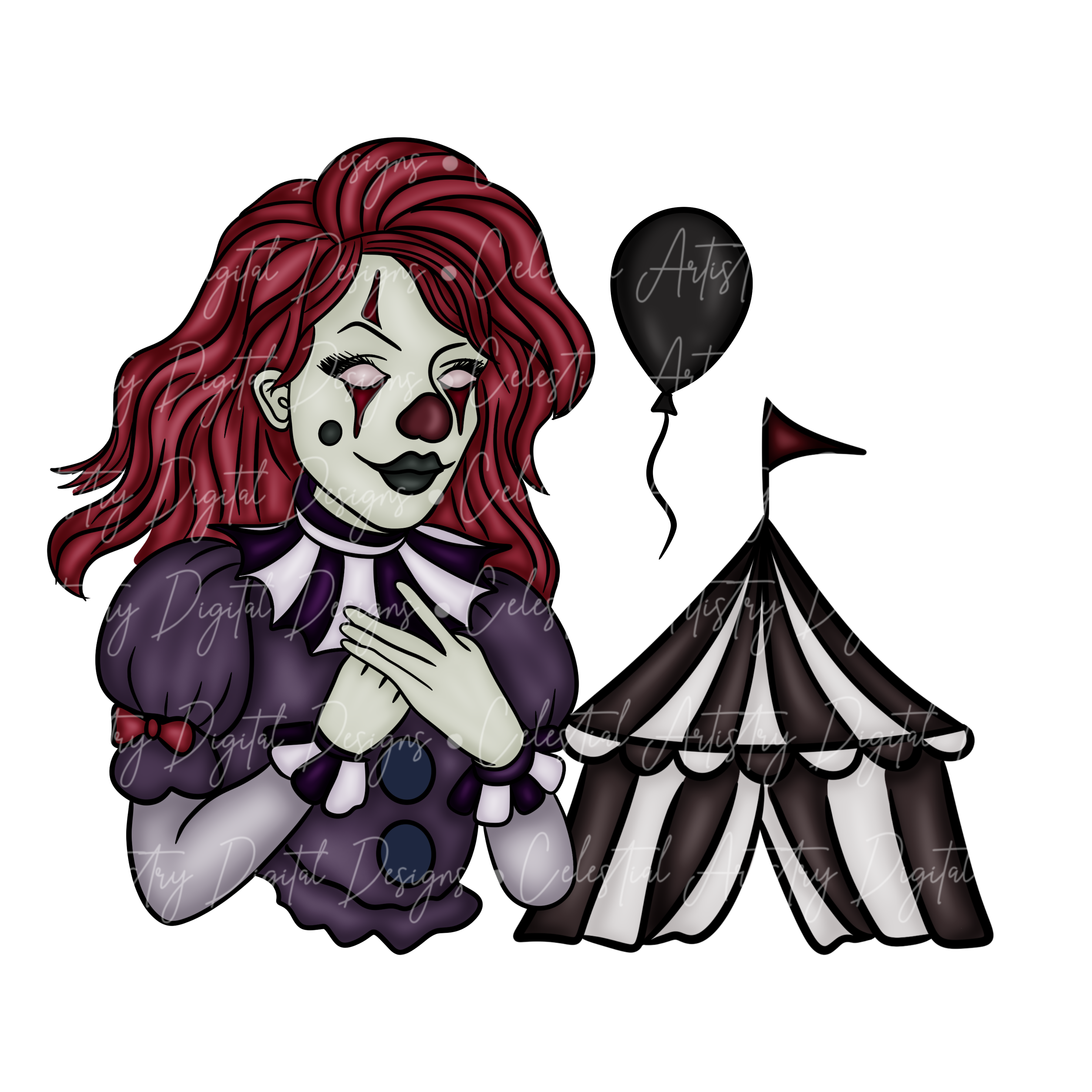 Twisted Clown PNG