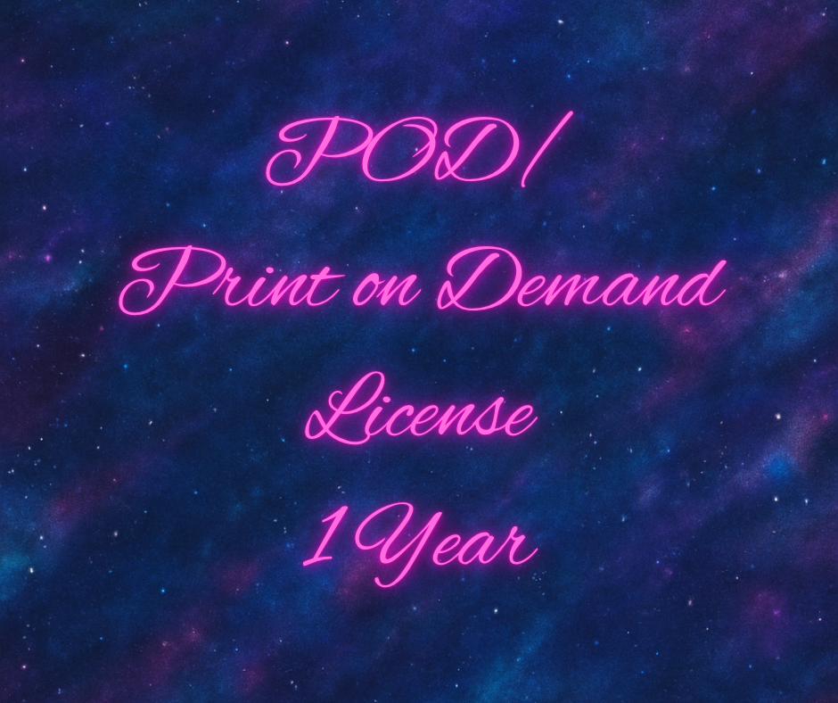 Yearly Commercial License for POD/print on demand