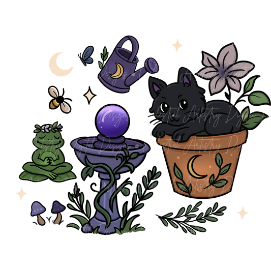 Mystical Garden PNG