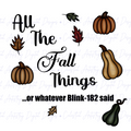 All the fall things